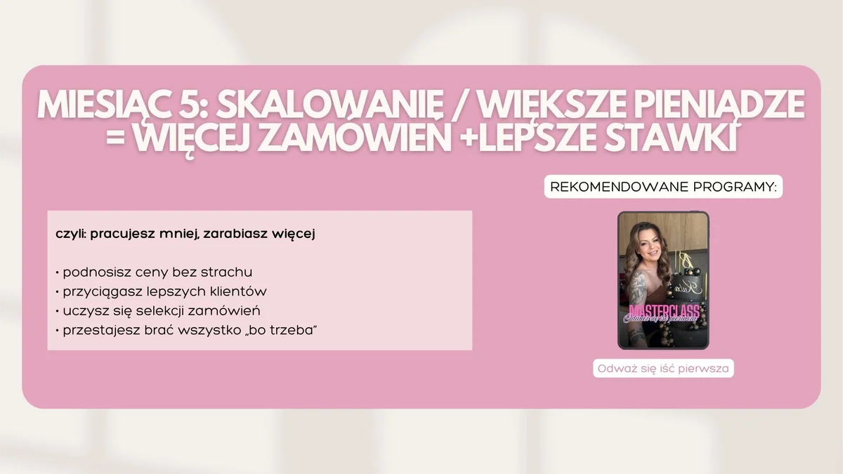 Ścieżka rozwoju - miesiąc 6