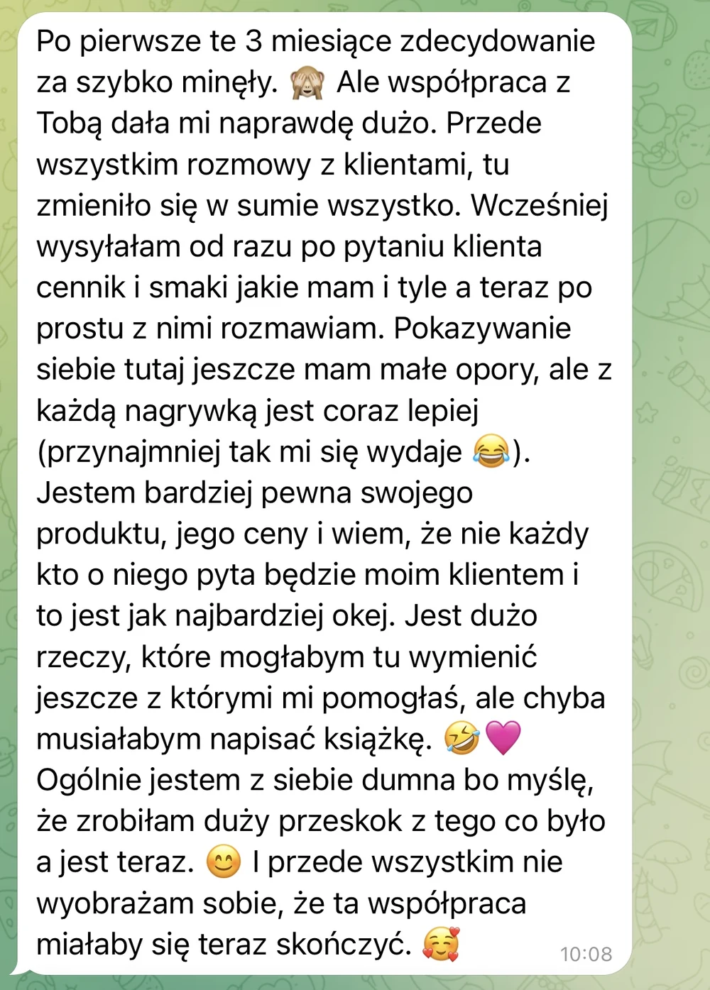 Opinia uczestniczki 5