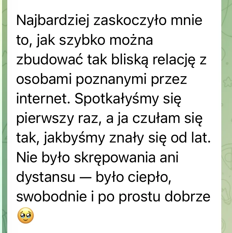 Opinia uczestniczki 7