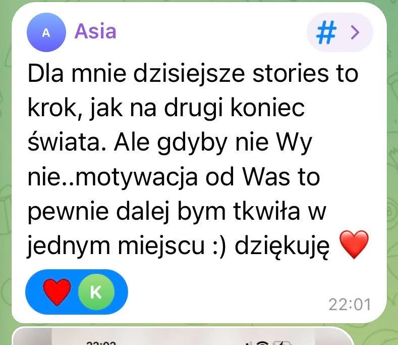 Opinia uczestniczki