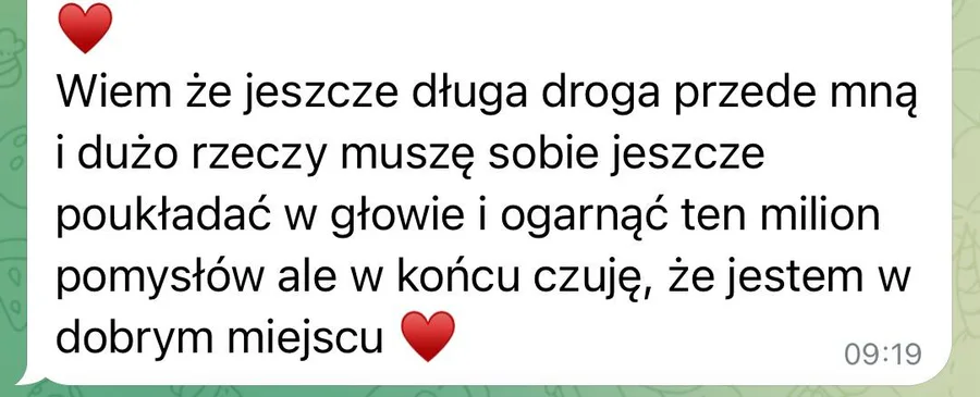 Opinia uczestniczki
